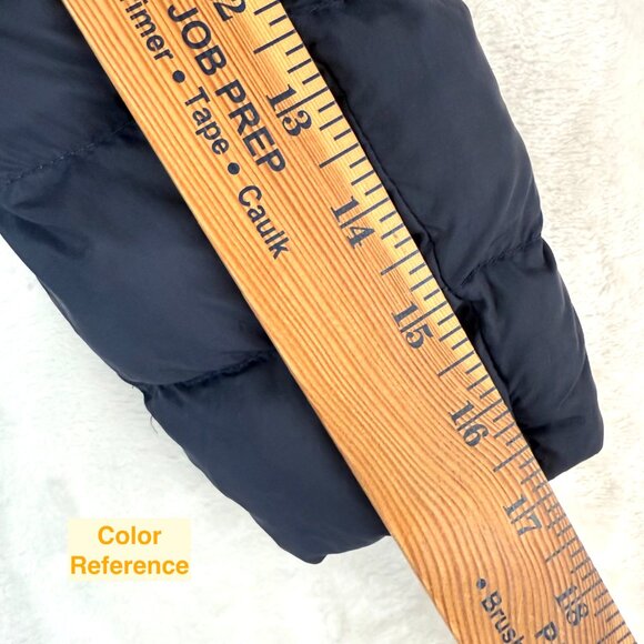 Uniqlo Kids Puffer Lightweight Full Zip Hooded Nylon Jacket Girl Boy 5 6 Blue - Picture 7 of 8